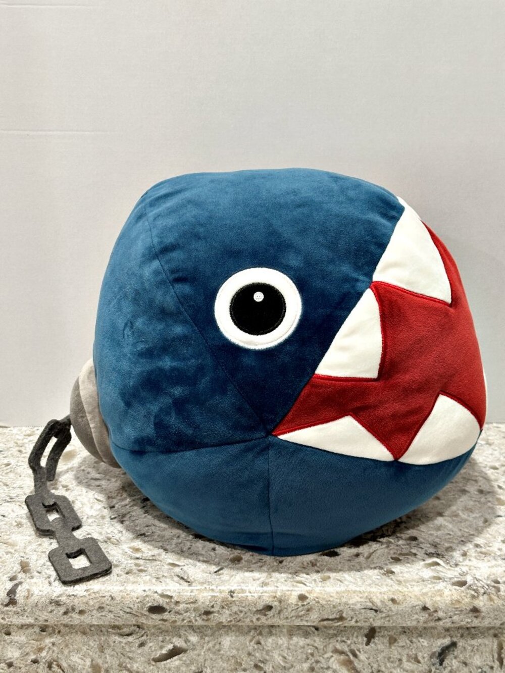 Tomy Club Mocchi Mocchi Nintendo Super Mario Bros Chain Chomp Mega Plush 15 Inch